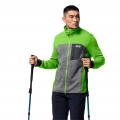 Jack Wolfskin Fleece Jacket Sky Peak green/grey Men